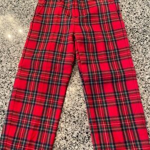 NWT Janie & Jack Holiday Plaid Tartan Pants